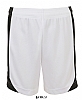 Pantalon Futbol Infantil Olimpico Sols - Color Blanco/Negro